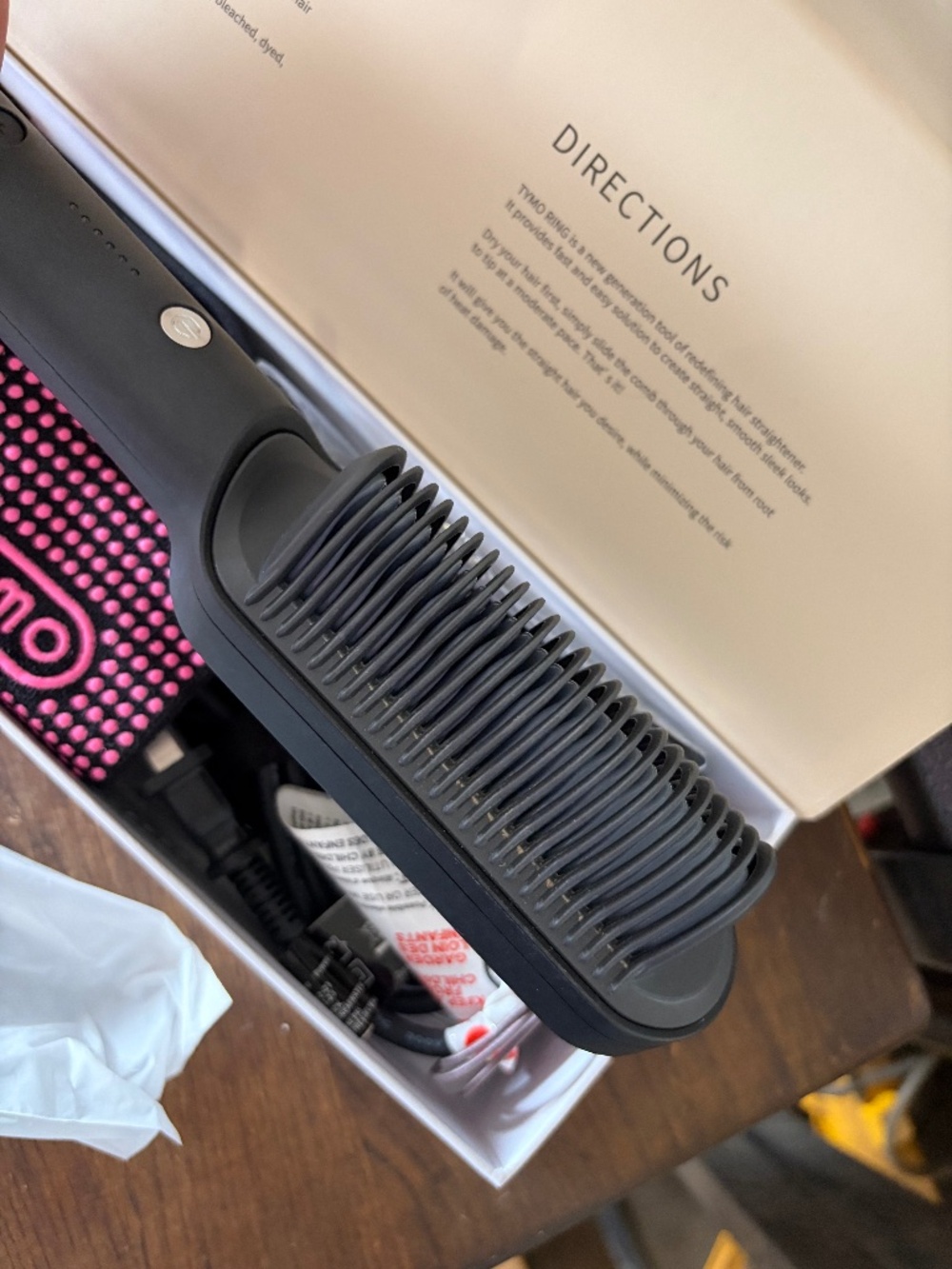 Tymo Ring Hair Straightening Comb